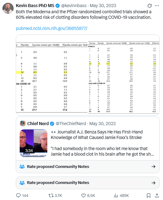 Tweet screenshot — May 30, 2023